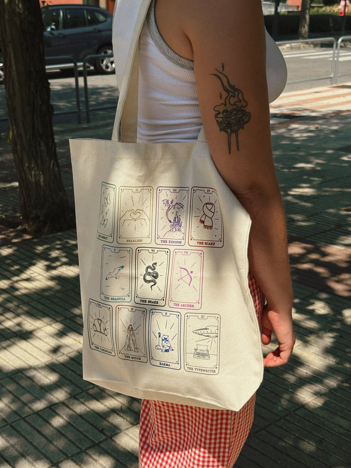 ⟡ eras tarot cards · tote bag