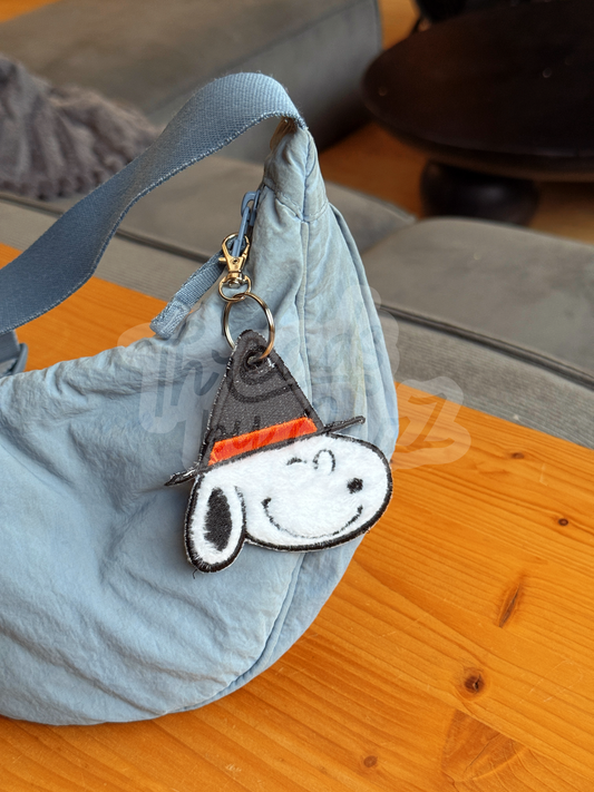 "🎃🧙" witchy snoopy · spooky bag charm