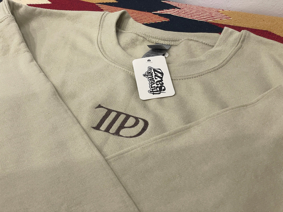 The Tortured Poets Department embroidered sweatshirt / Taylor Swift inspired / crewneck hoodie
