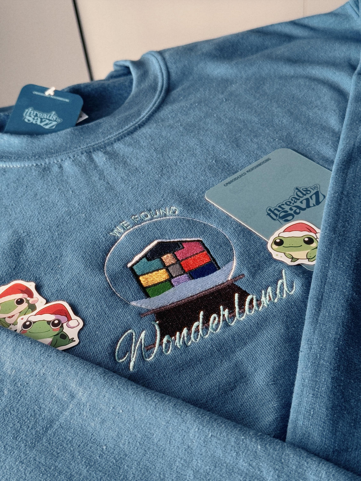 WONDERLAND embroidered sweatshirt crewneck / Lover House / Taylor Swift inspired / xmas merchandising fandom clothing - hoodie
